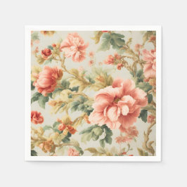 Phantastisch Gentle Exquisite Blume, Blätter. Male Serviette