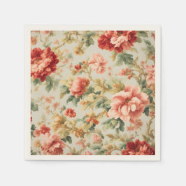 Phantastisch Gentle Exquisite Blume, Blätter. Male Serviette