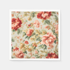 Phantastisch Gentle Exquisite Blume, Blätter. Male Serviette