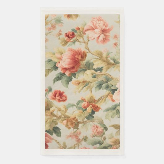 Phantastisch Gentle Exquisite Blume, Blätter. Male Serviette (Vorderseite)