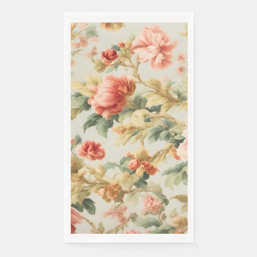 Phantastisch Gentle Exquisite Blume, Blätter. Male Serviette (Vorderseite)