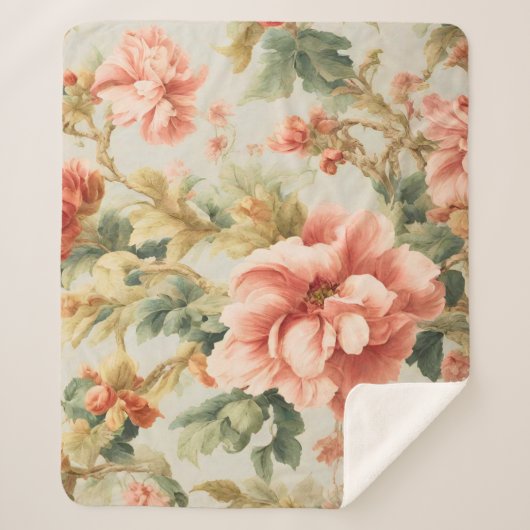 Phantastisch Gentle Exquisite Blume, Blätter. Male Sherpadecke (Vorderseite)