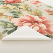 Phantastisch Gentle Exquisite Blume, Blätter. Male Sherpadecke (3/4)