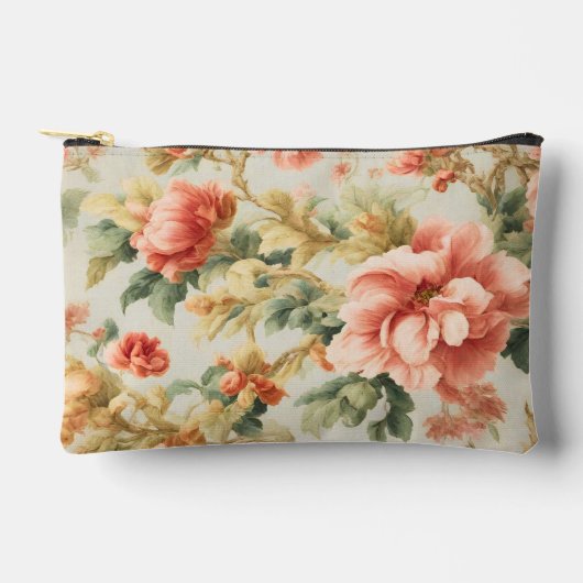 Phantastisch Gentle Exquisite Blume, Blätter. Male Zubehörtasche (Vorderseite)