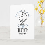 Phantastisch Geographie Lehrer Earth Globe School  Karte (Gelbe Blume)