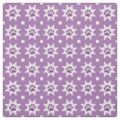 Phantastisch geometrische Lila Paw Print Stoff (Muster)