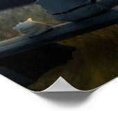 Phantastisch gesehen, einsam Mann Wall Art Poster (Ecke)