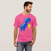 Phantastisch Gewinner Dinosaur Champion Trophy T-R T-Shirt (Vorne ganz)
