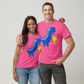 Phantastisch Gewinner Dinosaur Champion Trophy T-R T-Shirt (Unisex)
