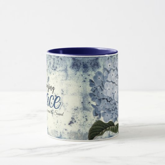 Phantastisch-Grace-Blue-Hydrangea Tasse (Zentrum)