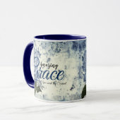 Phantastisch-Grace-Blue-Hydrangea Tasse (Vorderseite Links)