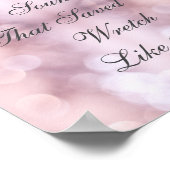 Phantastisch Grace Bokeh Pink beleuchtet Poster (Ecke)
