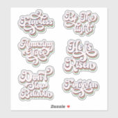 Phantastisch Grace Christlich glaubver Vinyl Stick Aufkleber (Blatt)