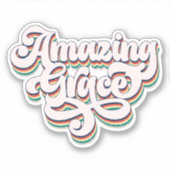 Phantastisch Grace Christlich glaubver Vinyl Stick Aufkleber (Vorderseite)