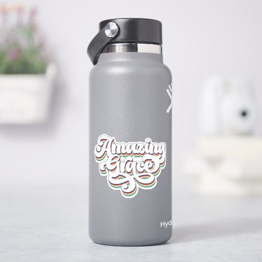 Phantastisch Grace Christlich glaubver Vinyl Stick Aufkleber (HydroFlask)