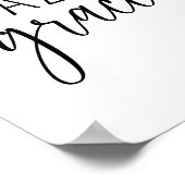 Phantastisch Grace Christlich Poster (Ecke)