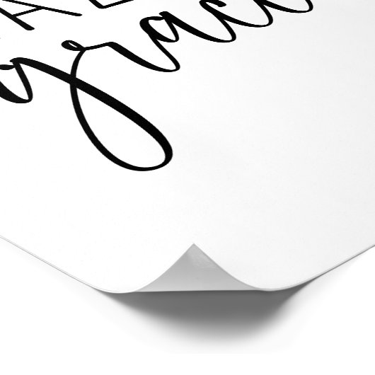 Phantastisch Grace Christlich Poster (Ecke)