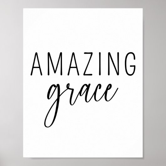 Phantastisch Grace Christlich Poster (Vorne)
