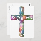 Phantastisch Grace Cross Postkarte (Vorne/Hinten)