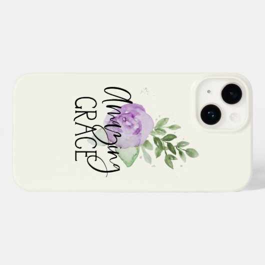 Phantastisch Grace Floral Case-Mate iPhone Hülle (Rückseite (Horizontal))