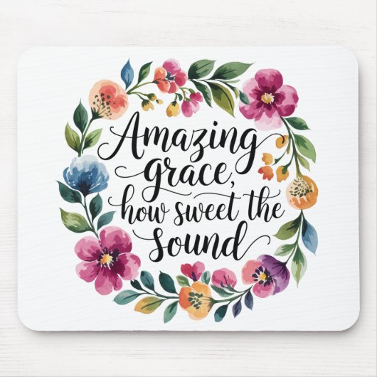 Phantastisch Grace floral Mousepad (Vorne)