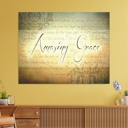 Phantastisch Grace - Groß Leinwanddruck (Insitu (Wohnzimmer))