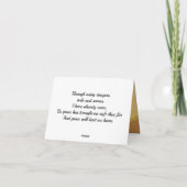 Phantastisch Grace How Sweet the Sound Hymne Karte (Rückseite)