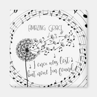 Phantastisch Grace Hymn Dandelion Christlich Magnet