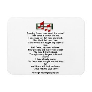 Phantastisch Grace Hymn Magnet