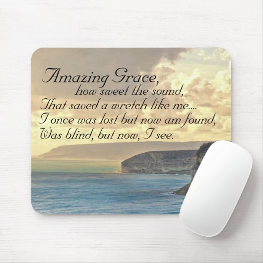Phantastisch Grace Hymn Ocean Sunset Mousepad (Mit Mouse)