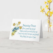 Phantastisch Grace Karte (Gelbe Blume)