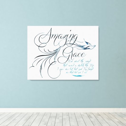 Phantastisch Grace Leinwanddruck (Insitu (Holzboden))