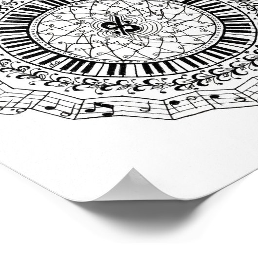 Phantastisch Grace Mandala Poster (Ecke)