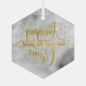 Phantastisch Grace Ornament Aus Glas (Rückseite)