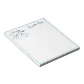 Phantastisch Grace personalisiert Notizblock (angewinkelt)