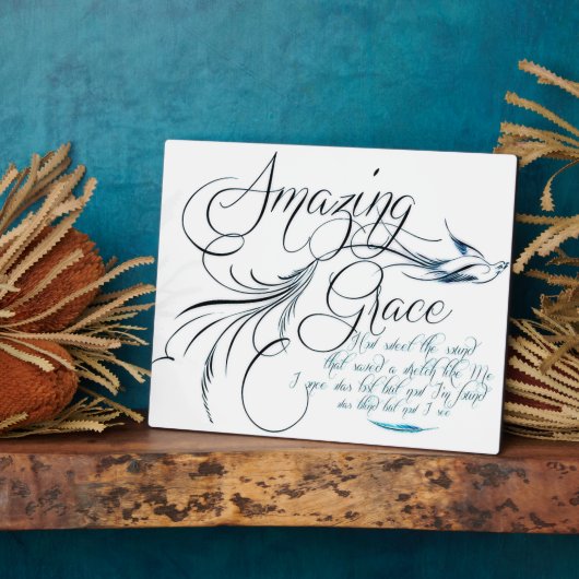 Phantastisch Grace Plaque Fotoplatte (Seite)