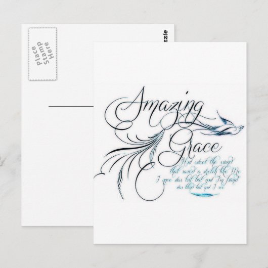 Phantastisch Grace Postkarte (Vorne/Hinten)