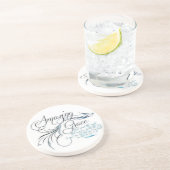 Phantastisch Grace Sandstein Untersetzer (Seite)