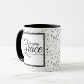 Phantastisch Grace schwarz und weiß Tasse (Vorderseite Links)