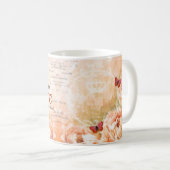 Phantastisch Grace Soft Peach floral Kaffeetasse (VorderseiteRechts)
