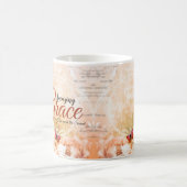 Phantastisch Grace Soft Peach floral Kaffeetasse (Mittel)