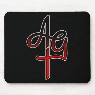Phantastisch Grace Tattoo Blutungen Herz Mousepad