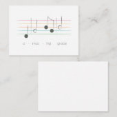 Phantastisch Grace Tiny Note Card Mitteilungskarte (Vorne/Hinten)