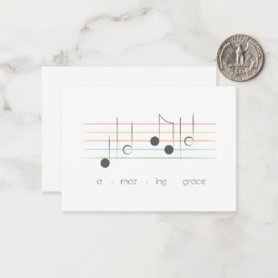 Phantastisch Grace Tiny Note Card Mitteilungskarte