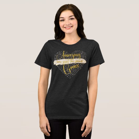 Phantastisch Grace Tri-Blend Shirt (Vorderseite voll)