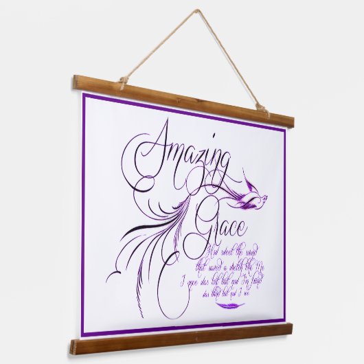 Phantastisch Grace Wandteppich Mit Holzrahmen (Gewinkelt)