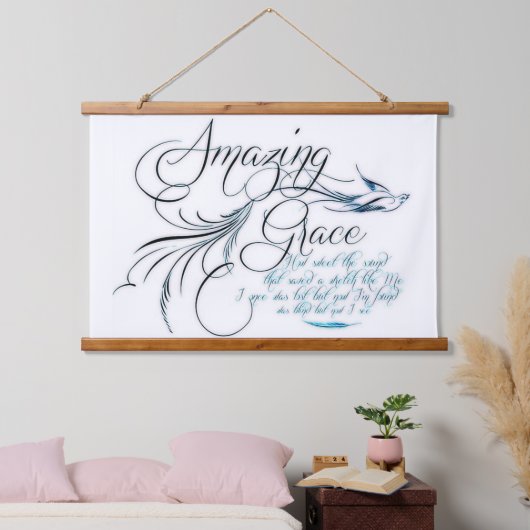 Phantastisch Grace Wandteppich Mit Holzrahmen (Schlafzimmer)