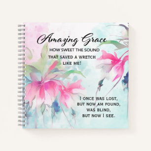 Phantastisch Grace Wie Sweet the Sound Christlich  Notizblock