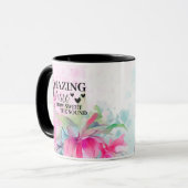 Phantastisch Grace Wie Sweet the Sound Christlich Tasse (Vorderseite Links)