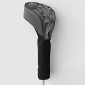 Phantastisch-Grau-Blume-Fraktal Golf Headcover (angewinkelt)